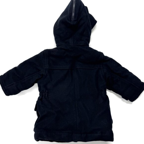 Baby Gap Boys Peacoat Coat Jacket‎ Navy Blue Toddler 12-18 Months Wool - Picture 7 of 13